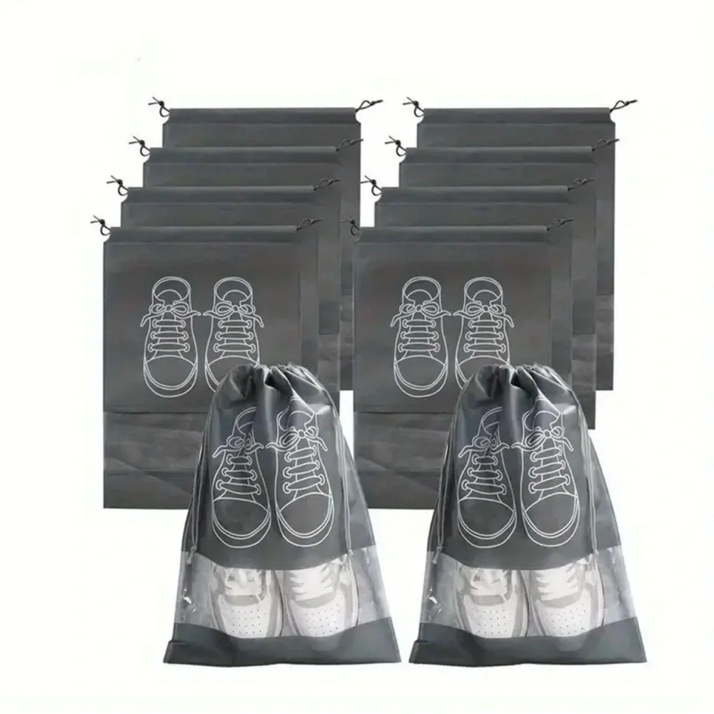 NEW 2 pcs Travel Shoes Storage Bags: Dustproof, Portable, and Lightweight - Picture 5 of 5